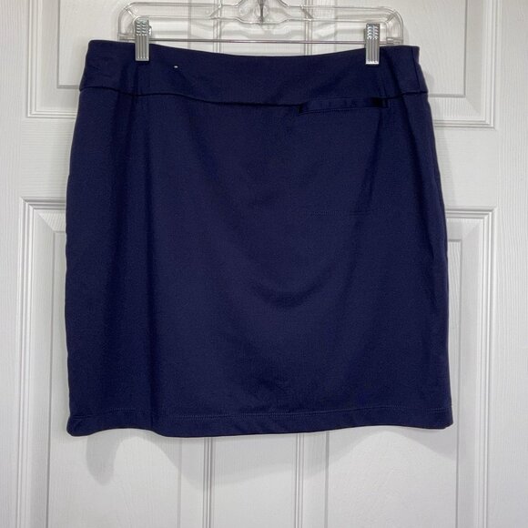 Chico's Golf Skort Womens M Chico’s 1 Blue Pockets Pull On Pickleball Active - Picture 3 of 8